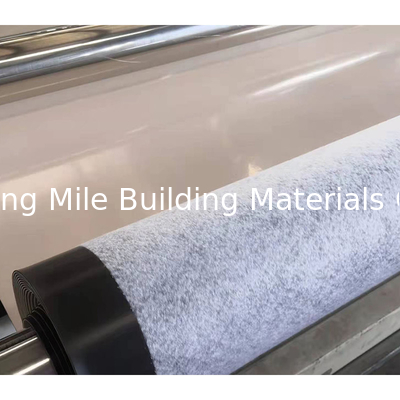 PVC Roofing Membrane Backed with Fabric Waterproofing Sheet for Building Roof