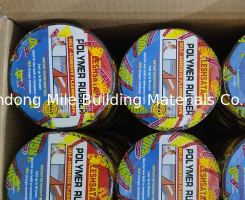 Self-adhesive High stickness Polymer Rubber Tape Waterproofing Membrane For Roof Repairing