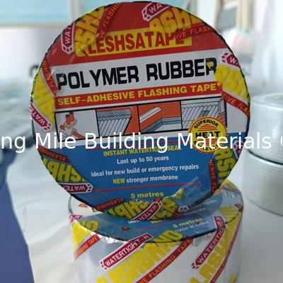 Self-adhesive High stickness Polymer Rubber Tape Waterproofing Membrane For Roof Repairing and Sealing