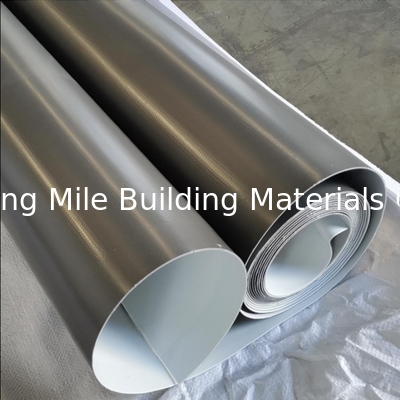 High Quality 60 mil TPO Flat Roofing Waterproof Membrane 1.2mm PVC Plastic Roll for Building Application