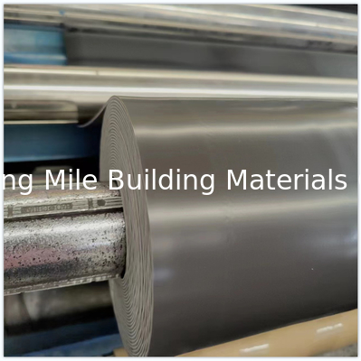 High Quality 60 mil TPO Flat Roofing Waterproof Membrane 1.2mm PVC Plastic Roll for Building Application