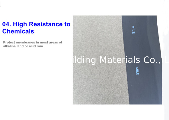 Pre-applied HDPE/TPO High Polymer Self-adhesive Waterproof Membrane