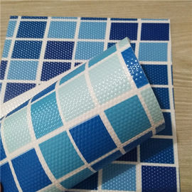 Swimming pool waterproofing membrane, 1.5mm, PVC, blue mosaic PVC swimming pool iner