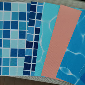 Swimming pool waterproofing membrane, 1.5mm, PVC, blue mosaic PVC swimming pool iner
