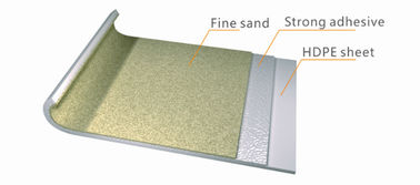 HDPE waterproof membrane, artificails sands surface, 60 days UV resistance HDPE waterproofing membrane