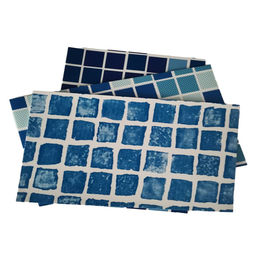 Uv Resistant Blue mosaic PVC Swimming Pool Liner for above ground pools
