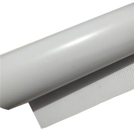 Grey good tensile strength PVC waterproof liner with reinforced fabric heating weldable waterproof sheet