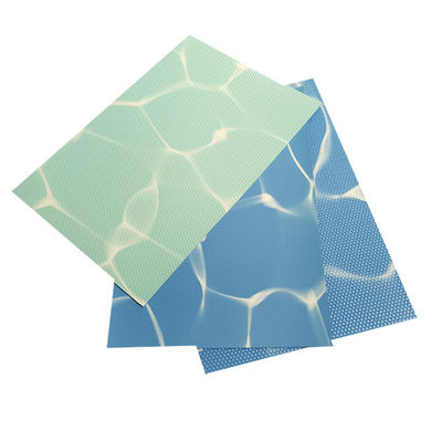 China Reinforced Fabric UV Resistance pvc swimming pool liner waterproofing sheet