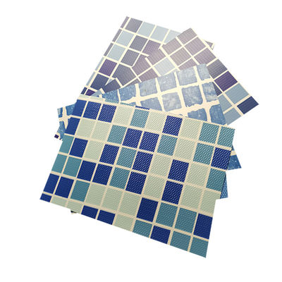 Heating Weldable Various Mosaic color Excellent resistance to chemicals polyvinyl chloride pvc swimming pool liner