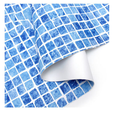 UV-resistant mosaic pvc swimming pool liner for districl pool  Reinforced with Fabric