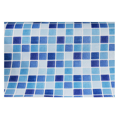UV-resistant mosaic pvc swimming pool liner for districl pool  Reinforced with Fabric
