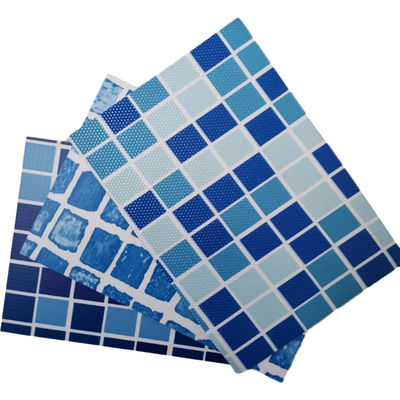 PVC film Anti- Micro-Organisms bule liner swimming pool pvc Reinforced with Fabric pvc swimming pool liner