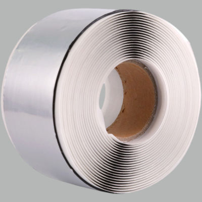 Reinforced Waterproof Foil Aluminum mastic tape butyl rubber tape aluminum foil tape
