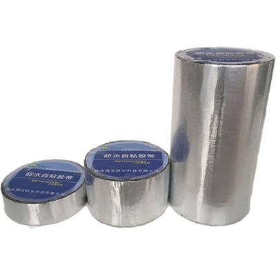Manufacturer Grey Aluminunm Foil  Waterproof Tape bituminous Flashing Rubber Tape For Roofing Window