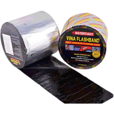 Popular Gun Grey Aluminum foil joint tape bitumen self adhesive bitumen window tape flashing