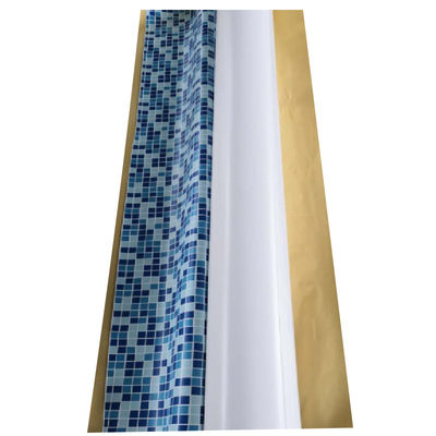 Polyvinyl chloride uv resistant blue mosaic reinforced with fabric pvc swimming pool liner