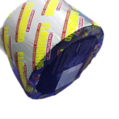 Popular Gun Grey Aluminum Foil 1.5mm Flashing band self adhesive btiumen roof waterproof tape