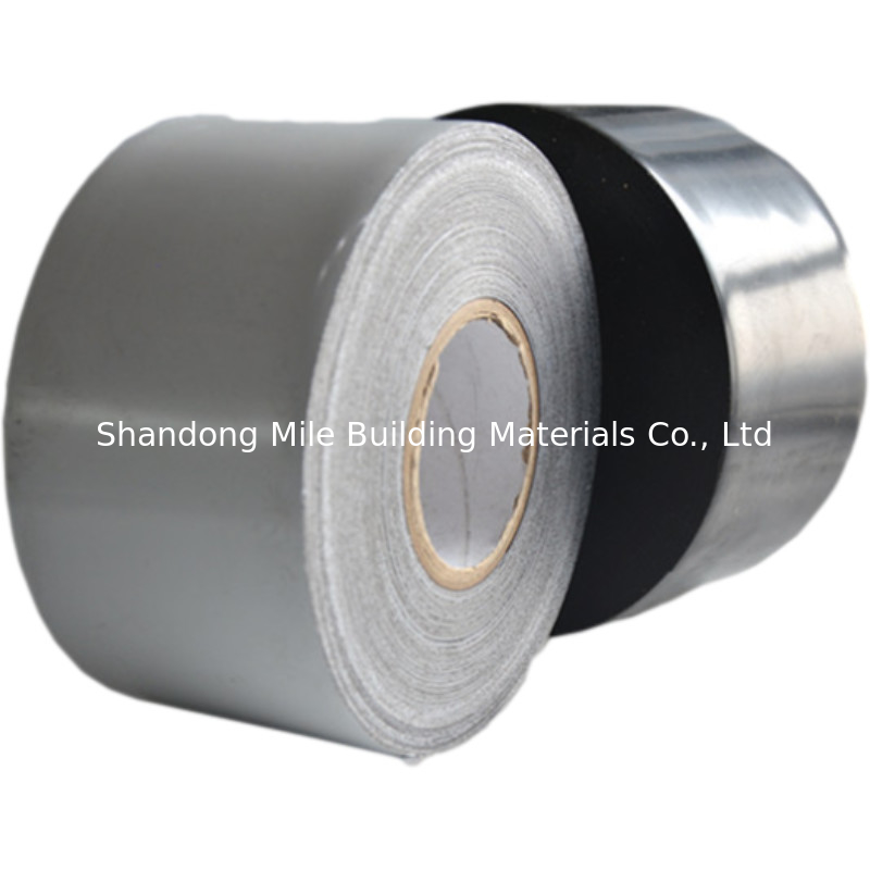 Aluminum Foil Butyl Powerful self adhesive butyl rubber tape super sticky aluminum foil butyl tape
