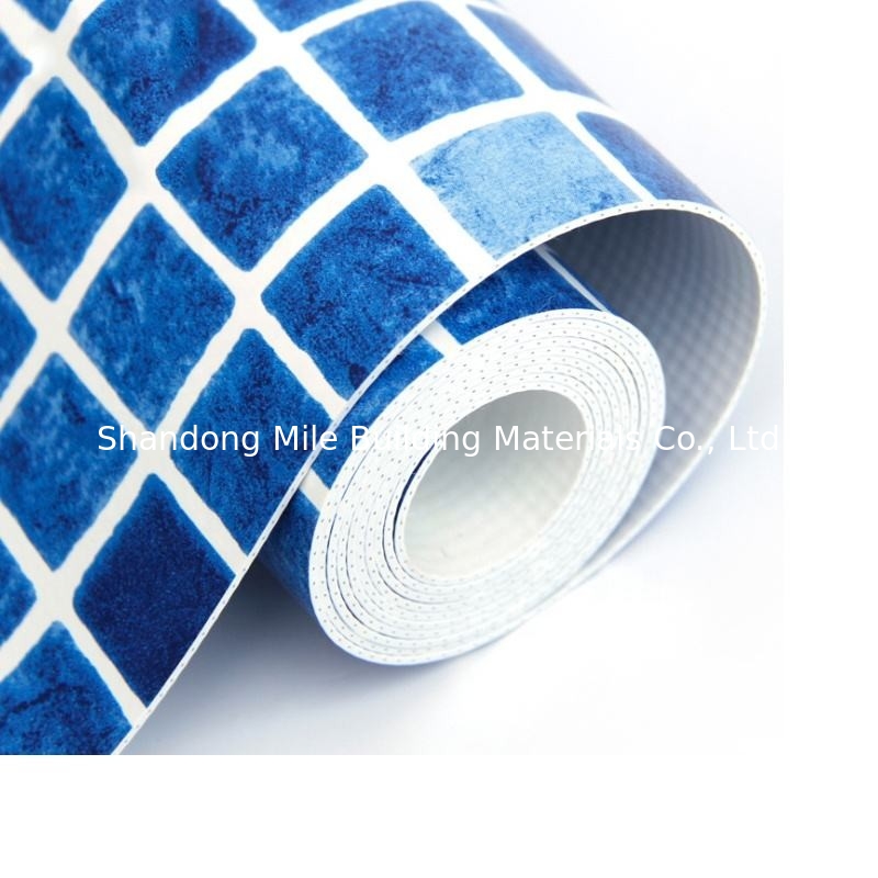 PVC swimming pool waterproof liner, Polyvinyl chloride liner, Reinforced with polyedter mesh, 1.5MM pvc membrane