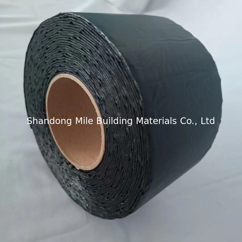 Cheap price factory supply Grey Aluminum Foil bitumen self-adhesive flash tape flash band / Modified Butimen Waterproof