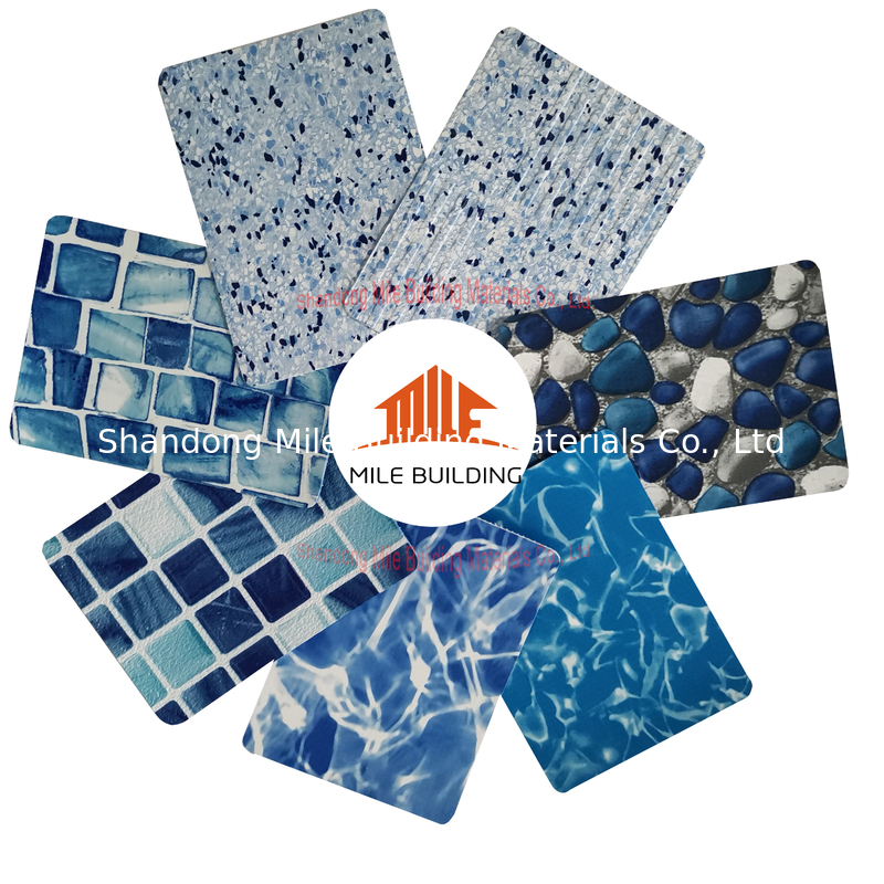 Heating weldable swimming pool pvc liner,  PVC vinyl liner for inground swimming pools