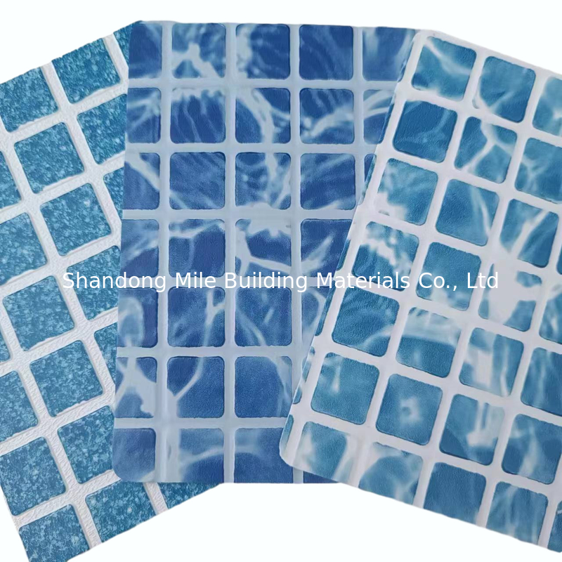 1.2mm 1.5mm PVC waterproofing swimming pool liner , High quality plastic vinyl pvc swimming pool liner