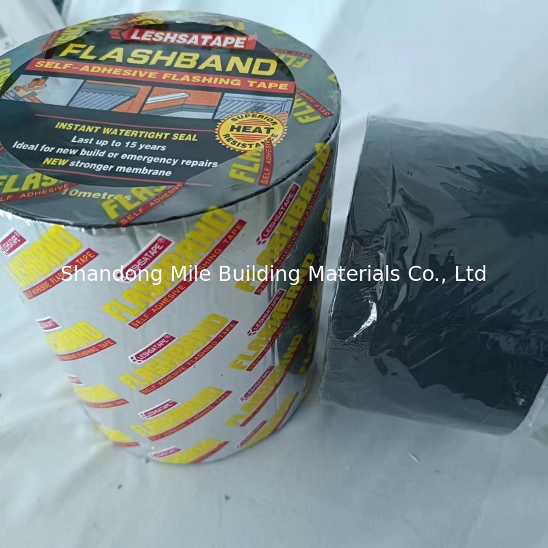 Waterproof sealing tape 1.5MM Thickness Aluminium Foil Economical Materials Self Adhesive Asphalt Tape bitumen flashing