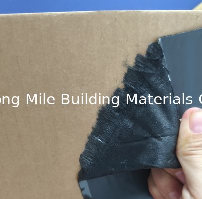 Superfície de alumínio de alta resistência pegajosa Folha de alumínio Membrana autoaderente de betume