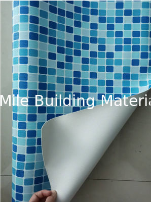 Ocean Blue PVC Swimming Pool Liner para piscina acima do solo