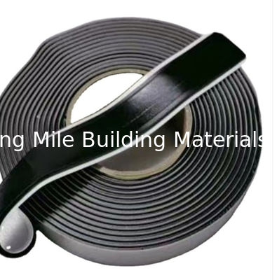 Tela adesiva preta de butil para vedação de telhados